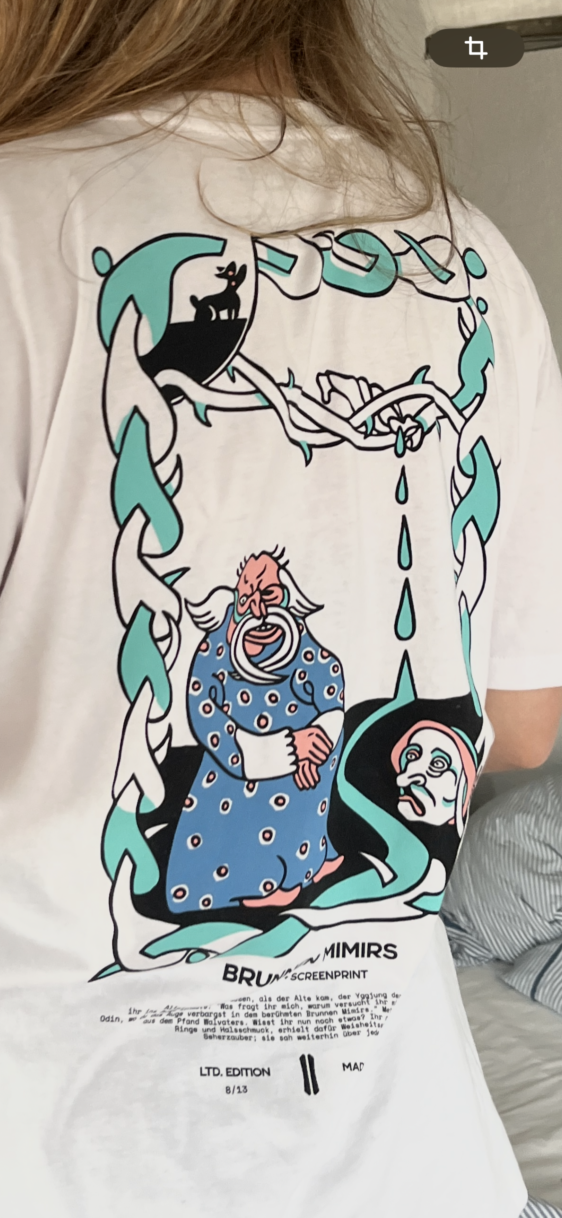 BRUNNEN MIMIRS T-Shirt | Linocut & Screenprint | LTD. Edition